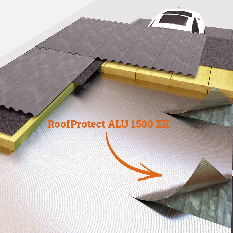 RoofProtect ALU 1500 ZK Toepassing VisscherHolland Bouw